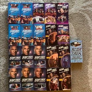 Star Trek The Next Generation VHS collection